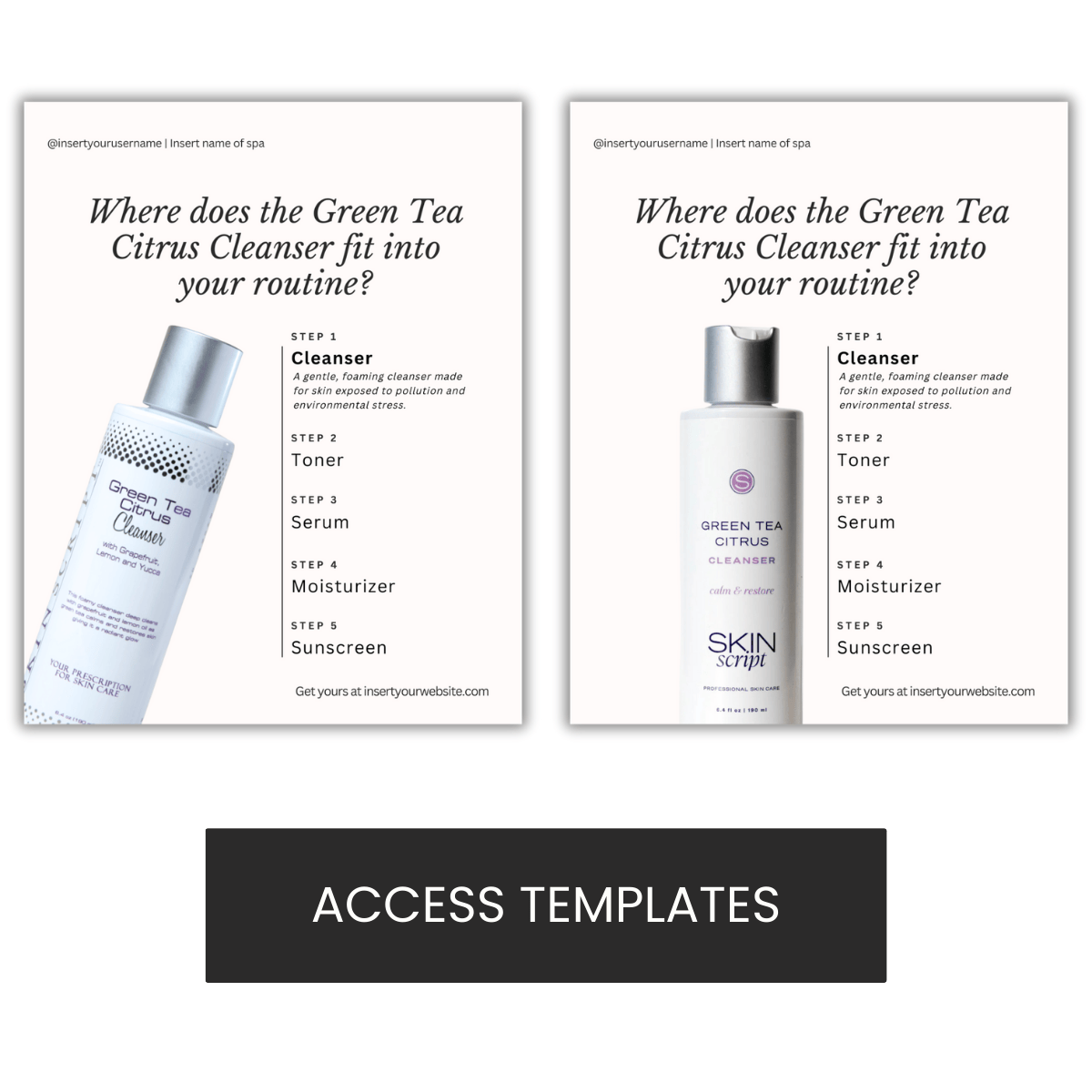 Skin Script Green Tea Citrus Cleanser