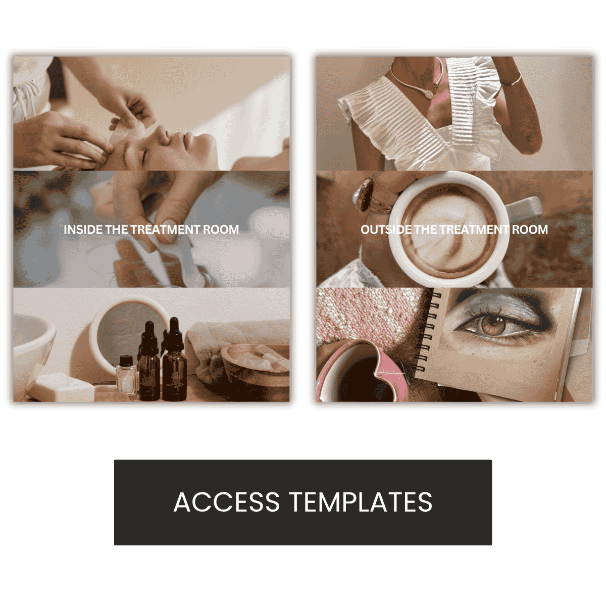 In the Treatment Room vs. Outside the Treatment Room Carousel | About Me