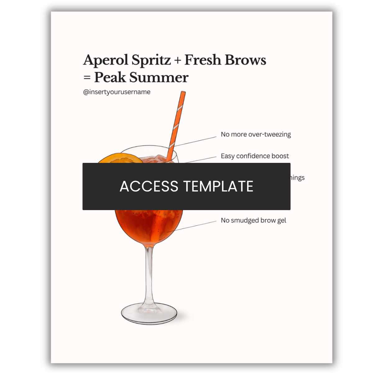 Aperol Spritz Illustration