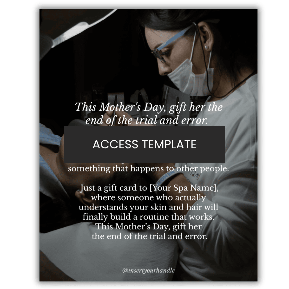 Mother's Day Gift Card Graphic