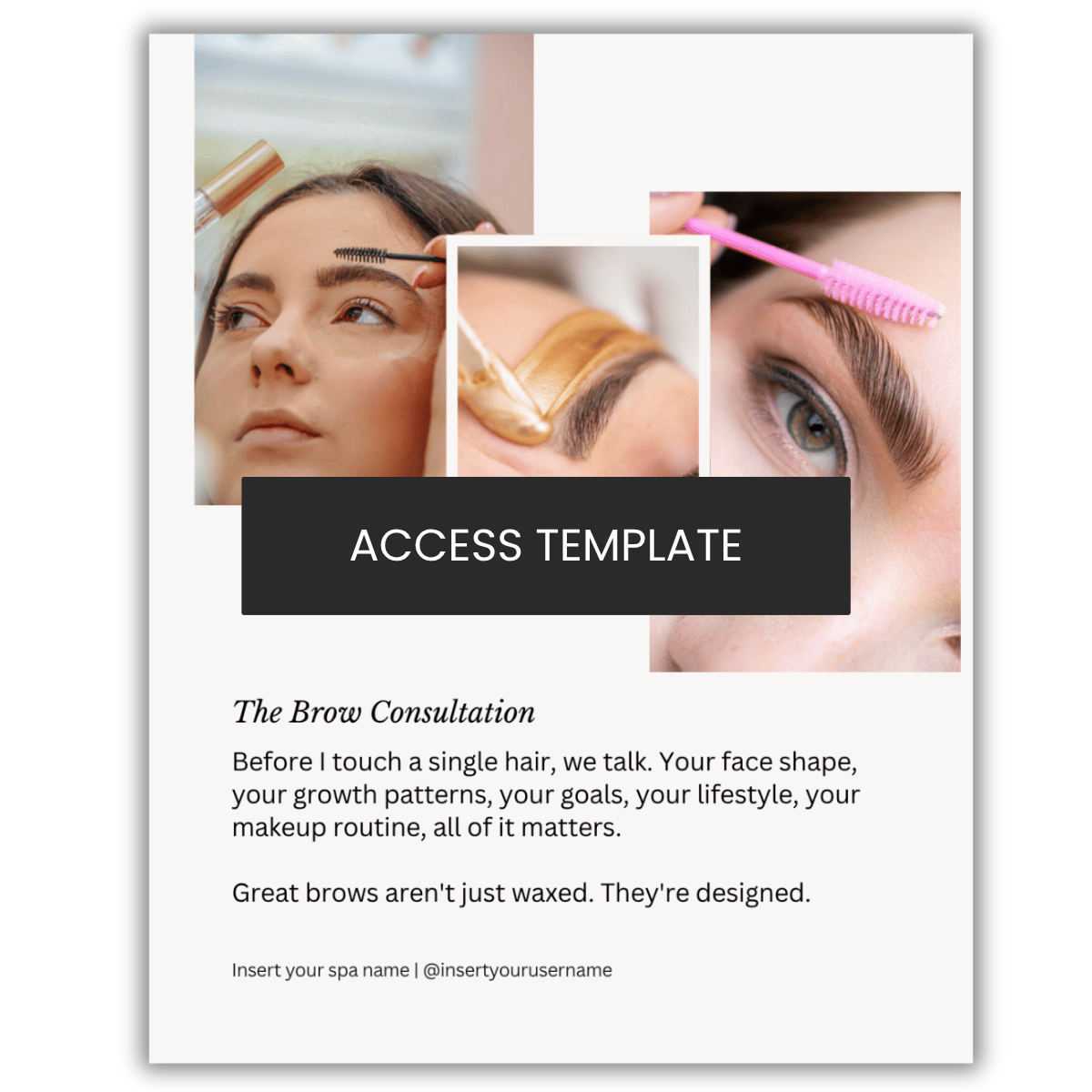 The Brow Consultation Graphic
