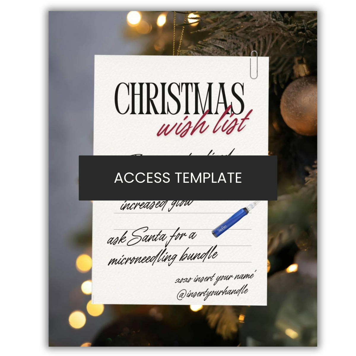 Christmas List Graphic