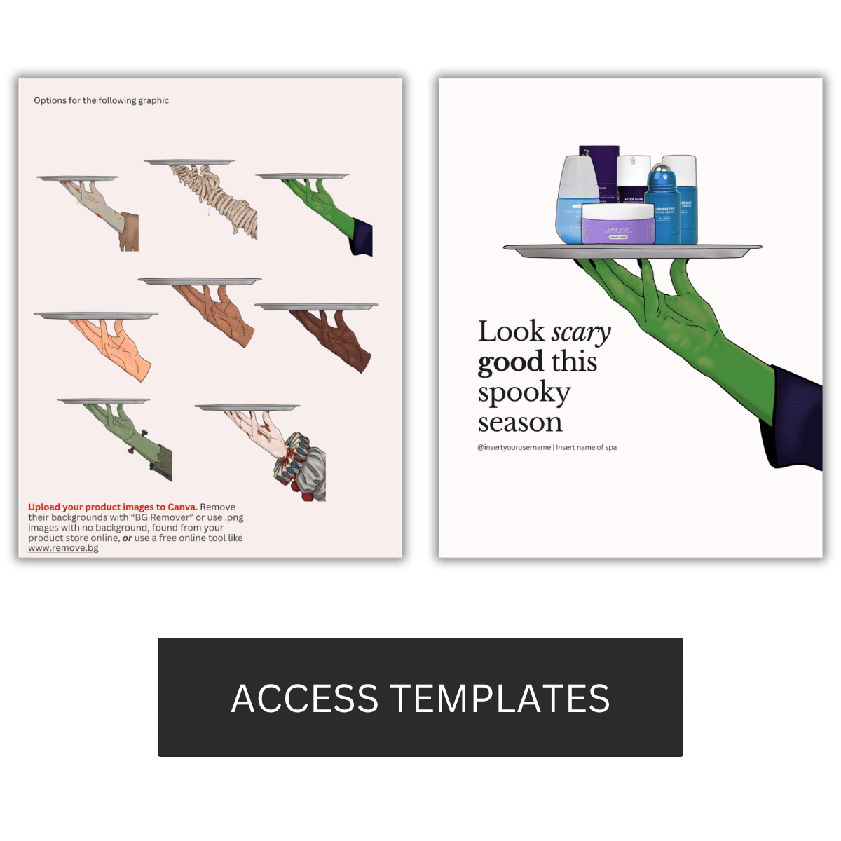 Look scary good this spooky season Illustration