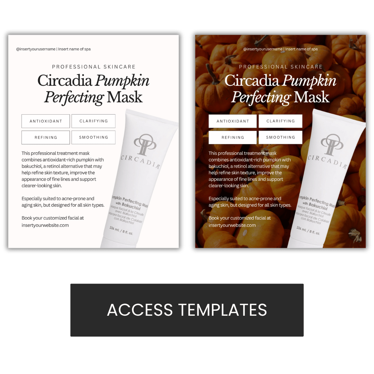 Circadia Pumpkin Perfecting Mask Graphic