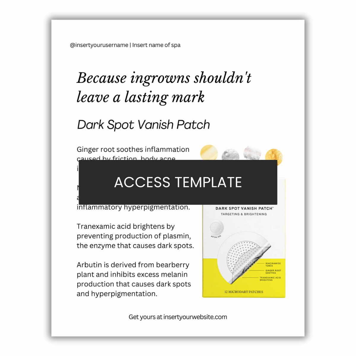 Fur Dark Spot Vanish Patch