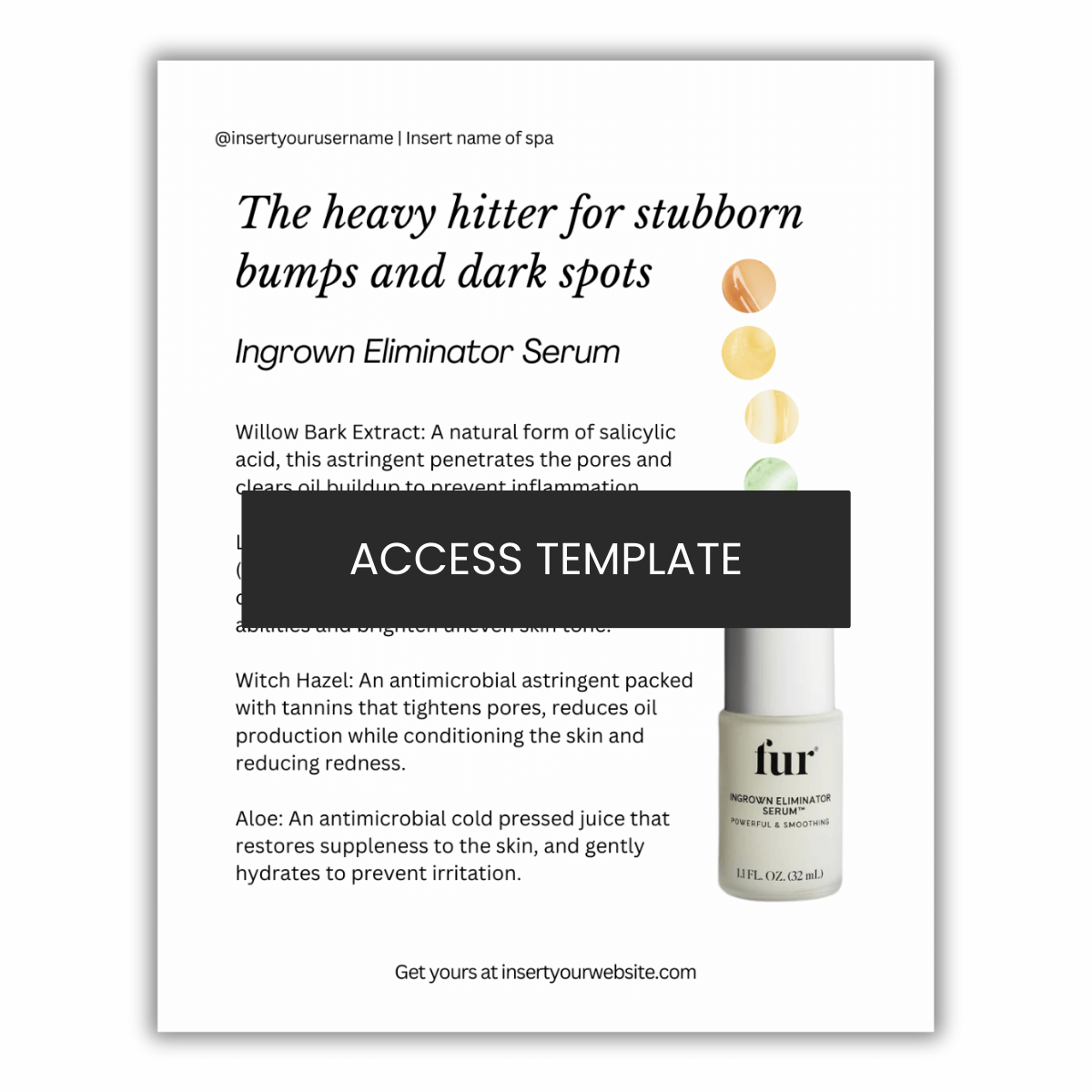 Fur Ingrown Eliminator Serum