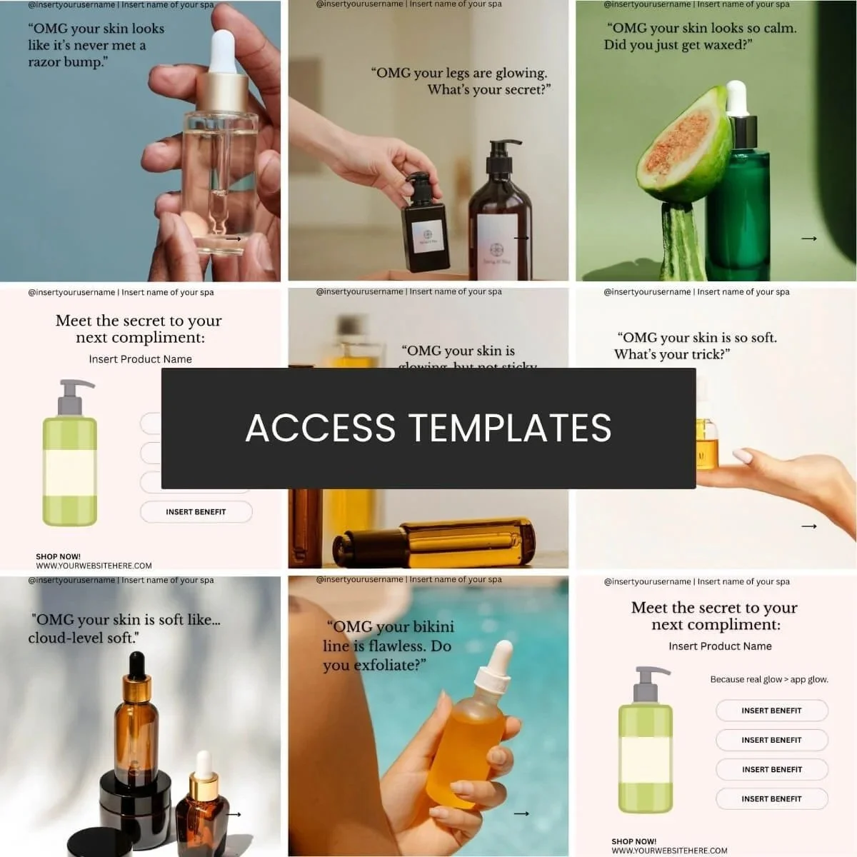 Skin Compliment Template Collection