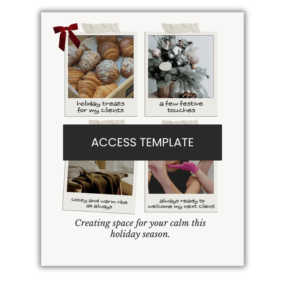 Holiday Treatment Room Decor