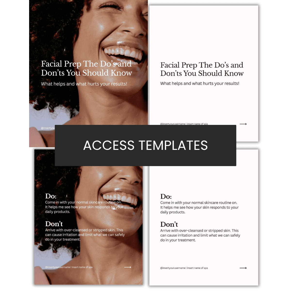 Facial Do's and Dont's Carousel