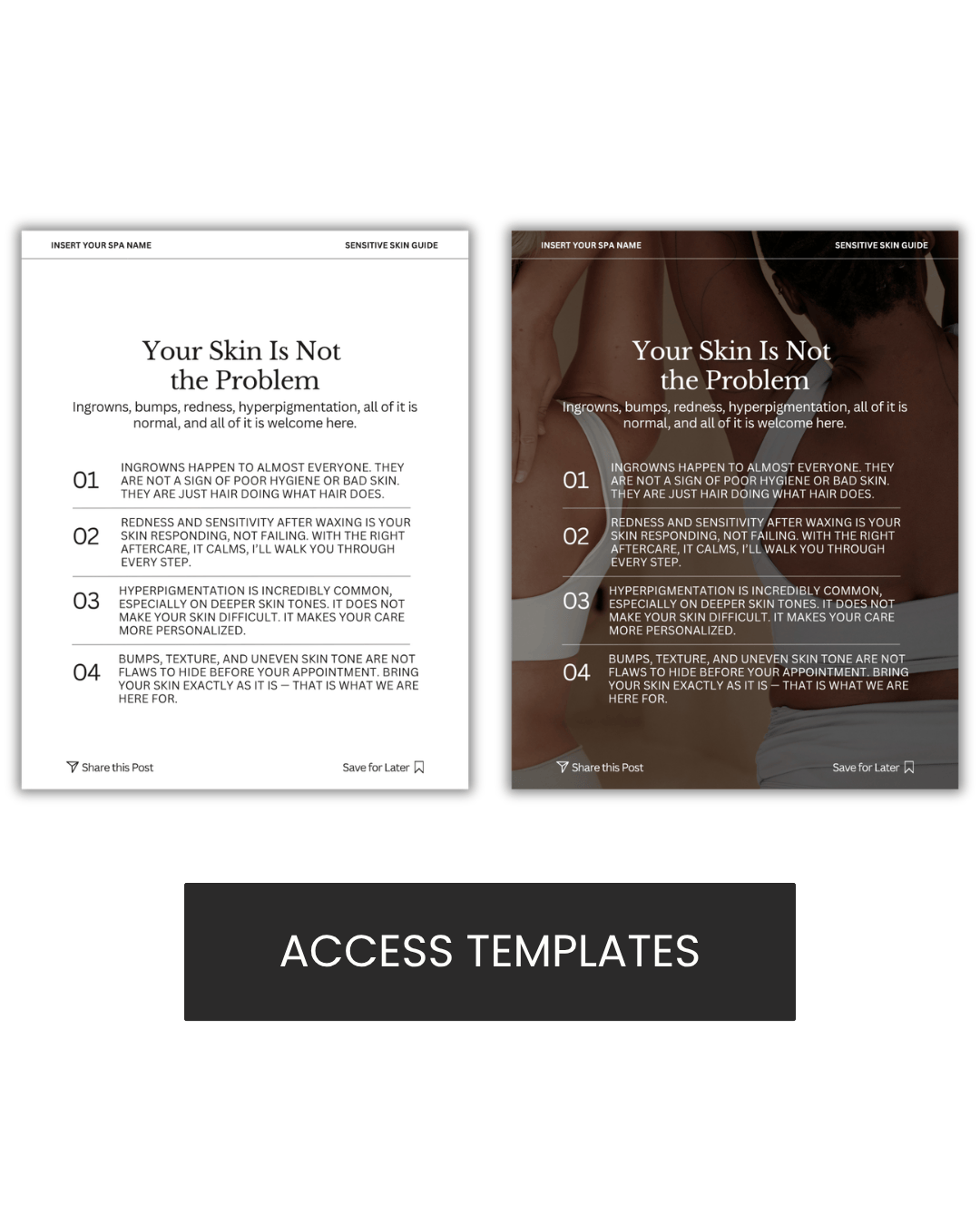 Your Skin Is Not the Problem Graphic