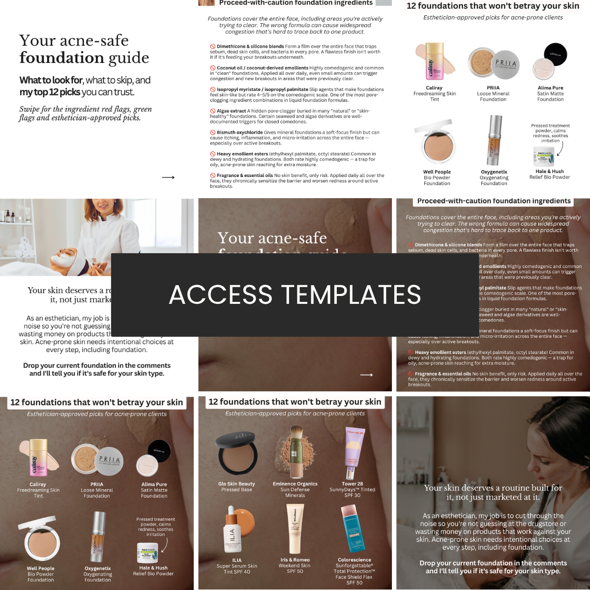 Foundation: Acne-Safe Makeup Guide Collection