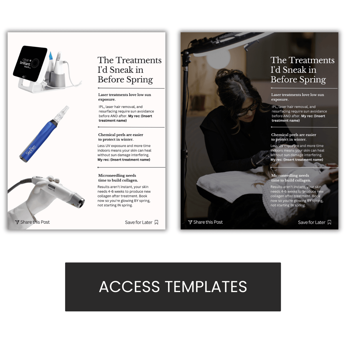 Pre-Spring Treatment Recs Graphic