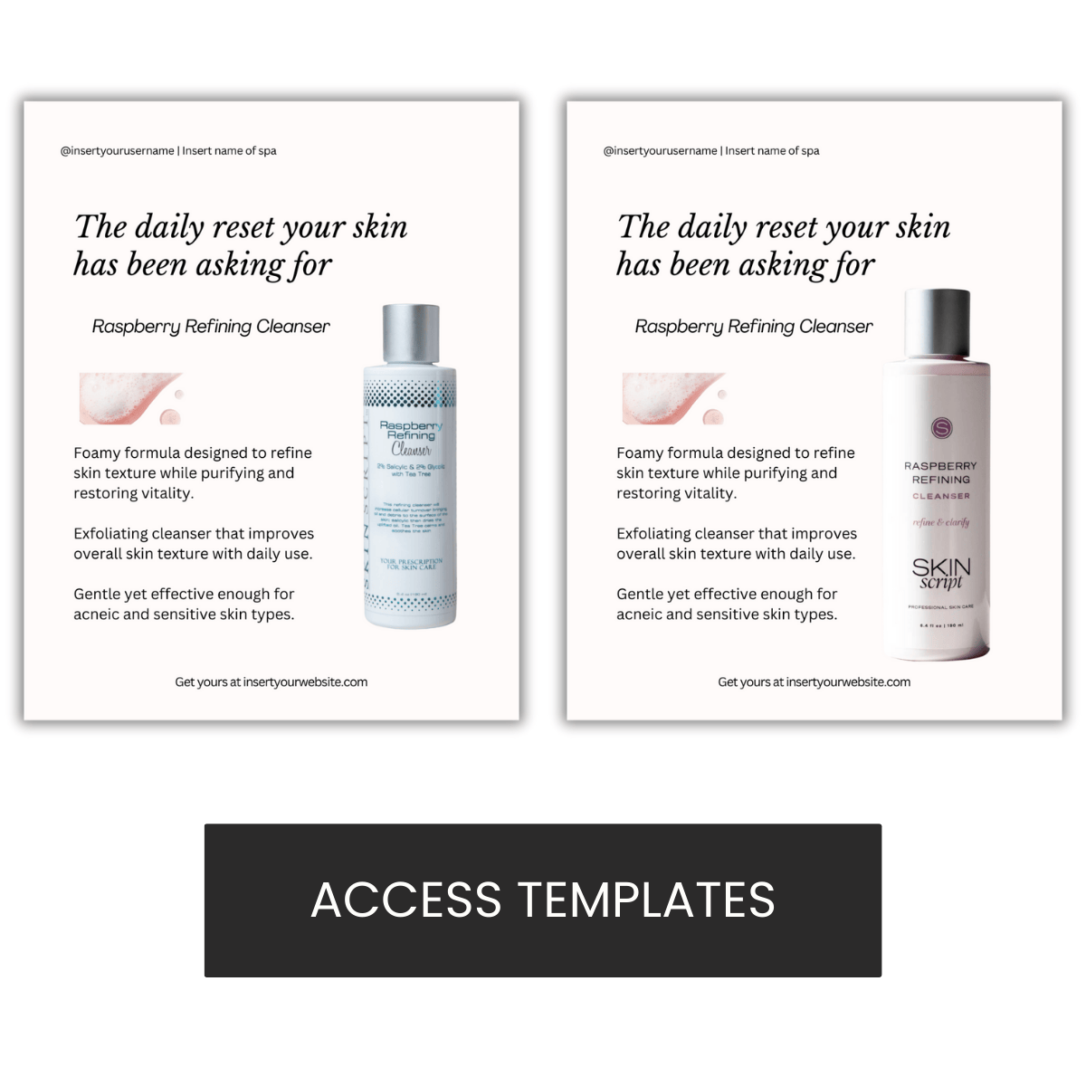 Skin Script Raspberry Refining Cleanser