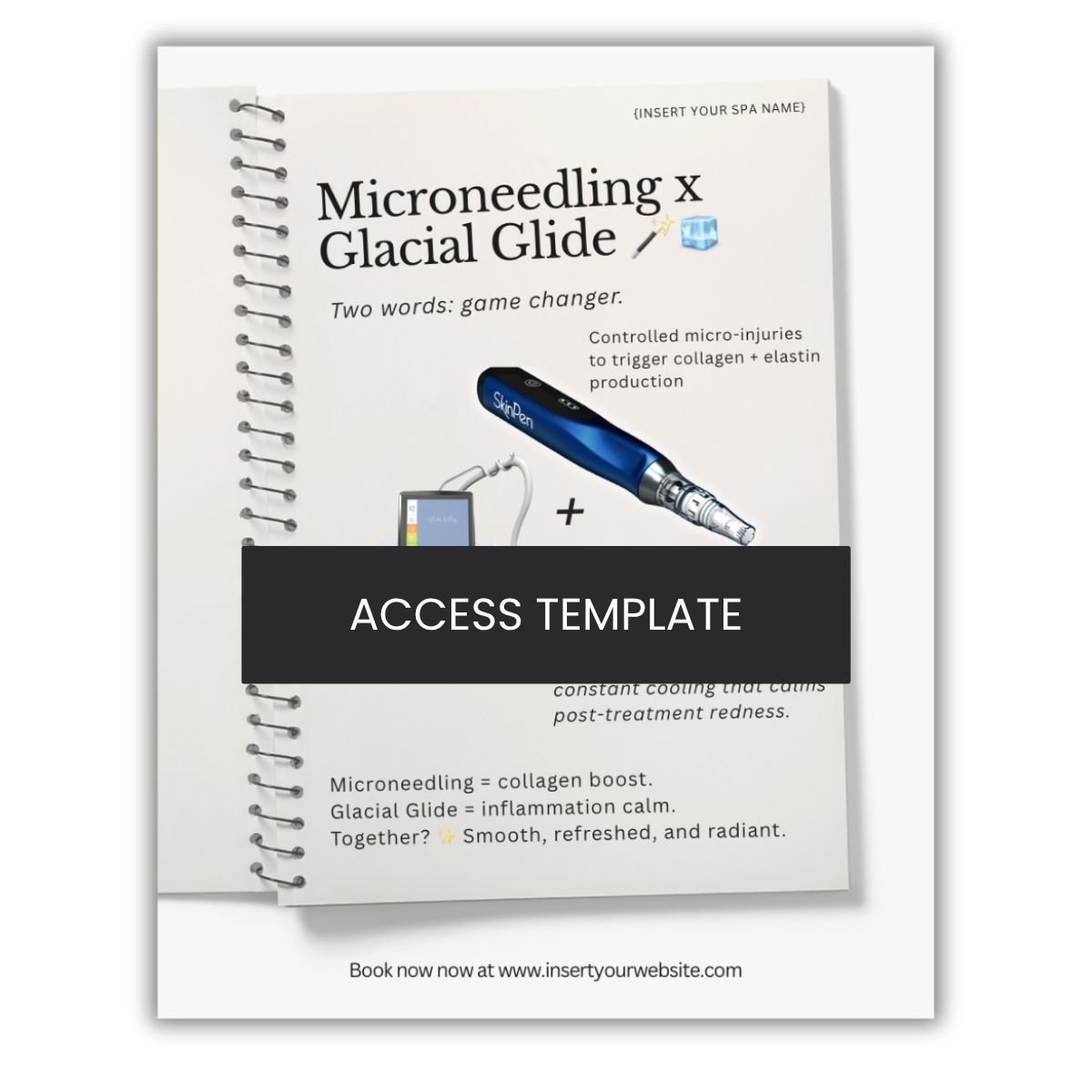 Glacial Skin fx + Microneedling