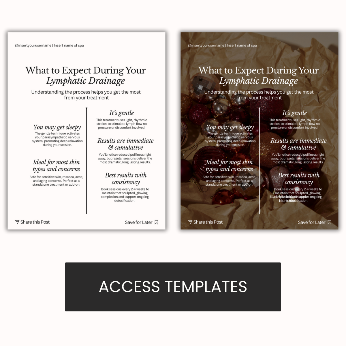 What to Expect During Your Facial Lymphatic Drainage Graphic