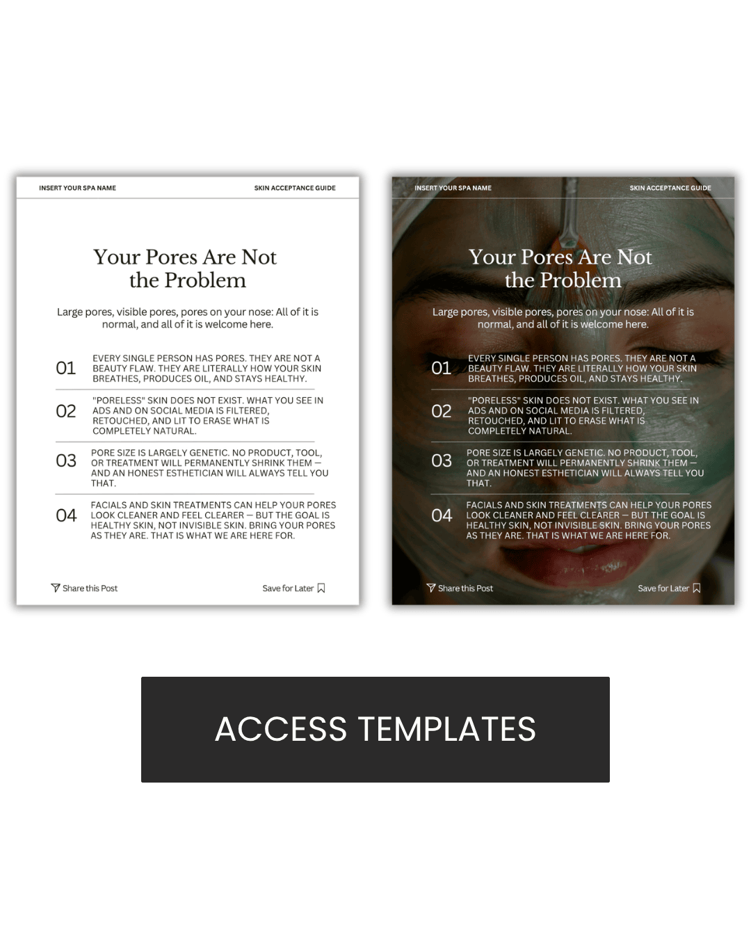 Your Pores Are Not the Problem Graphic