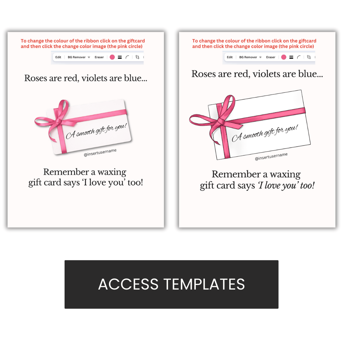 Valentine's Day Gift Card Graphic