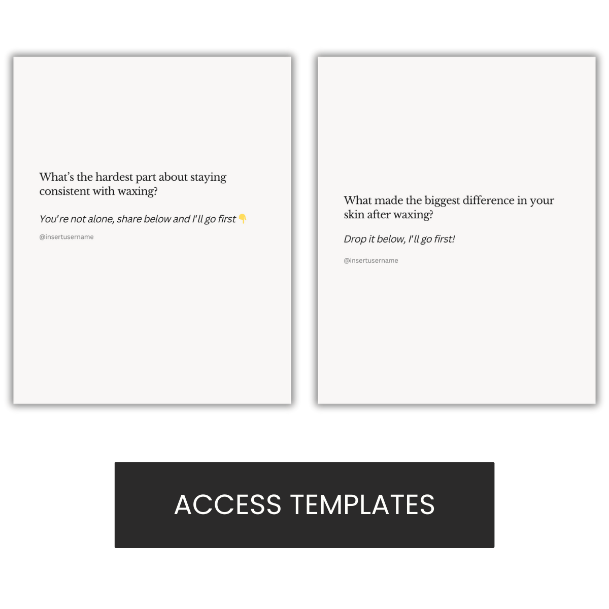 January Community Post Graphics