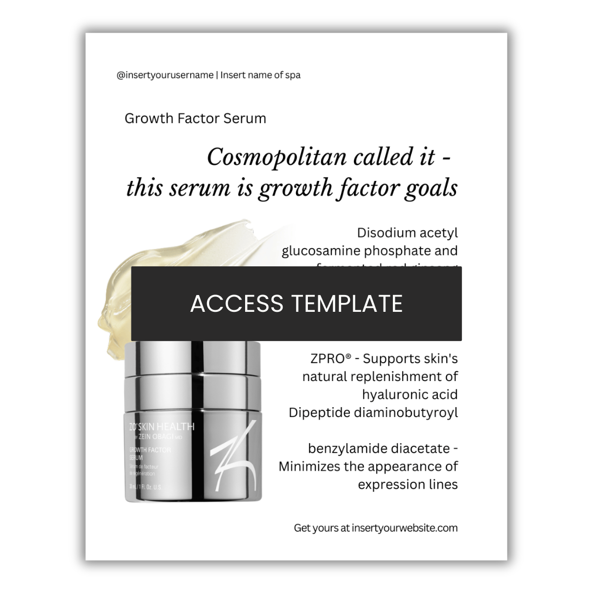 Zo Growth Factor Serum