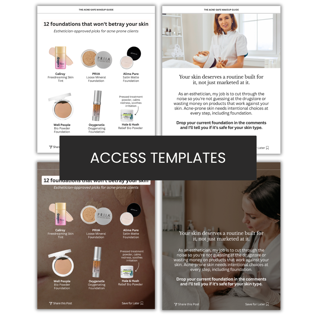 Foundation: Acne-Safe Makeup Guide Carousel