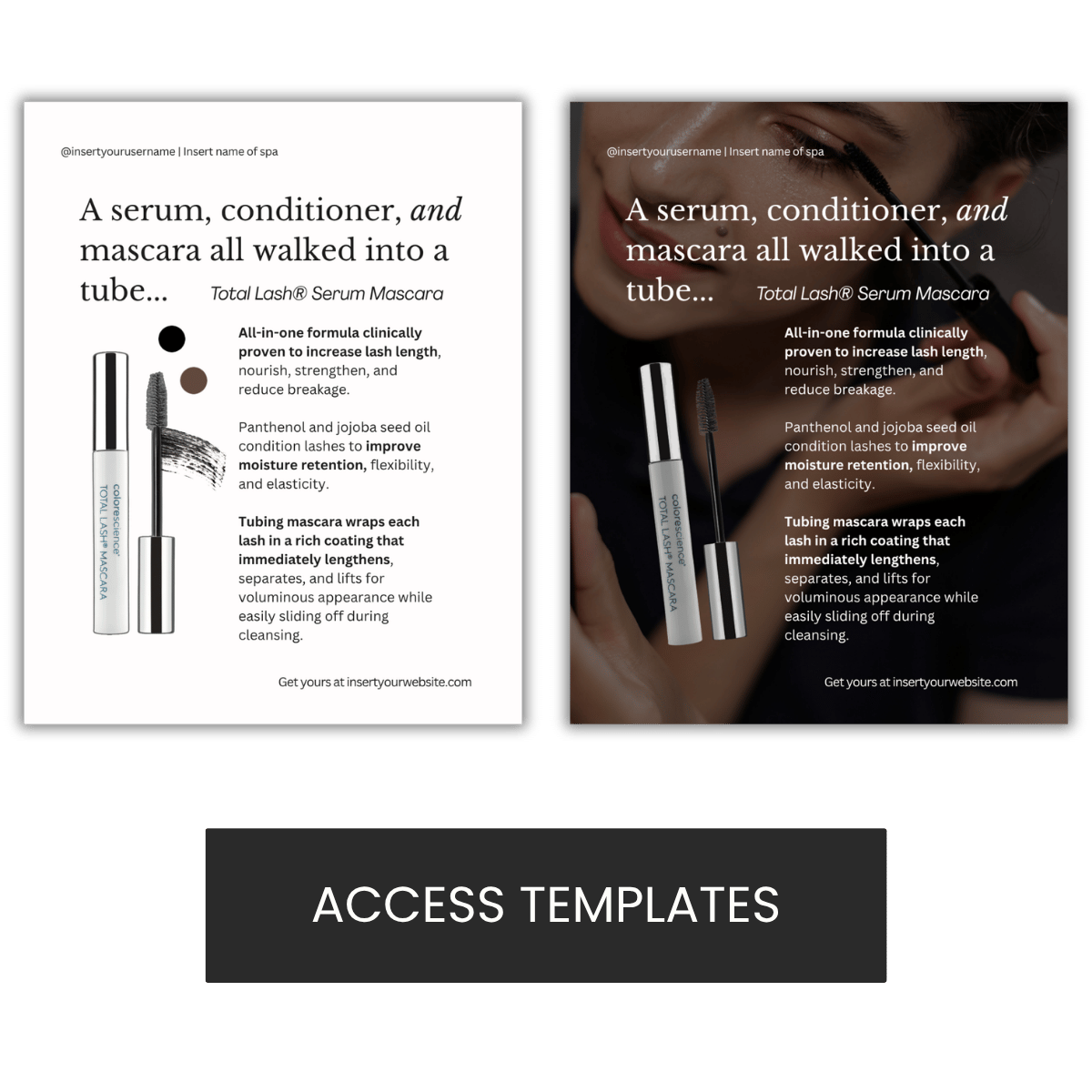Lash product template Graphic