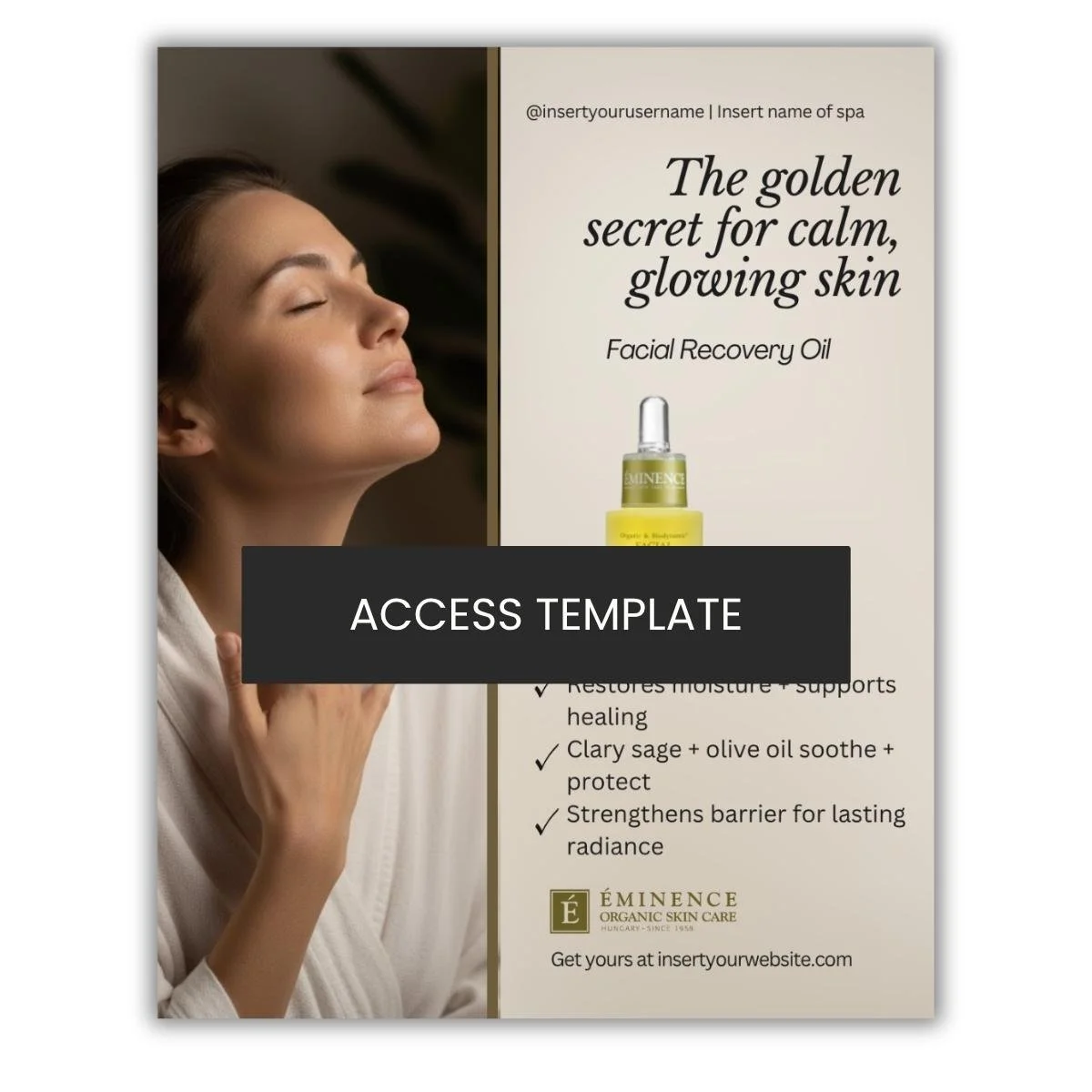 Eminence Facial Recovery Oil