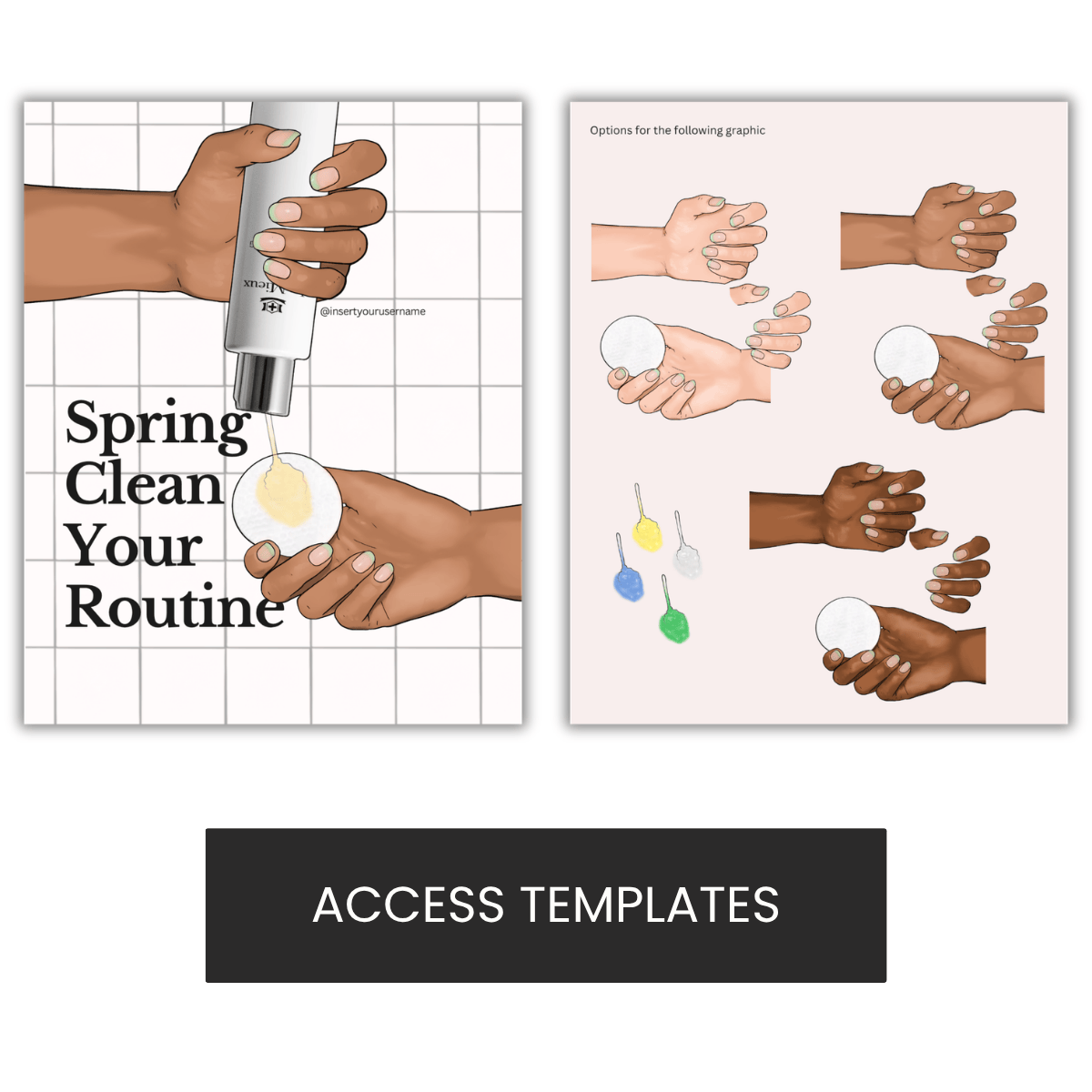 Spring Clean Your Routine Illustration