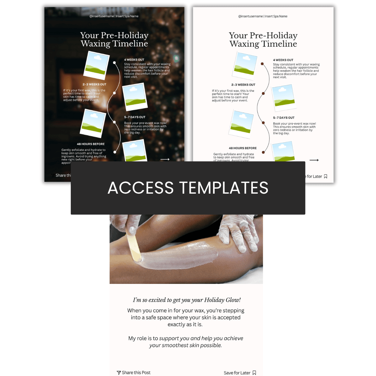 Holiday Wax Timeline