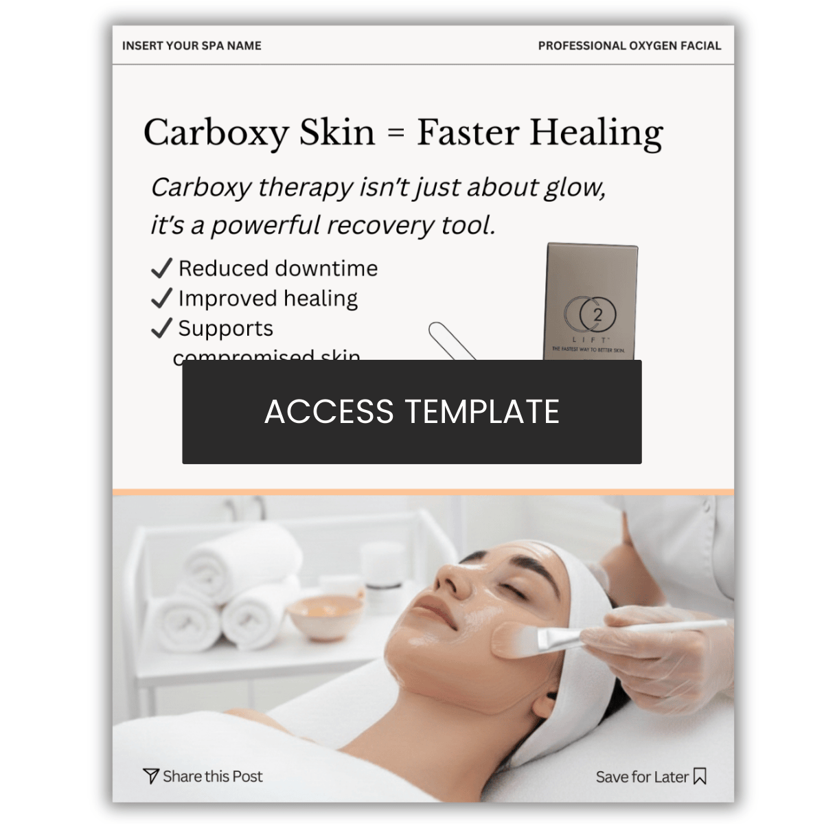 Carboxy Skin = Faster Healing CO2 Carboxy Therapy Graphic