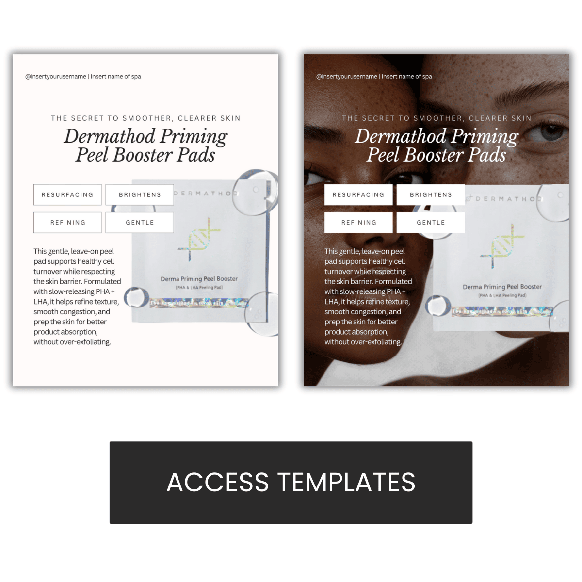 Dermathod Priming Peel Booster Pads