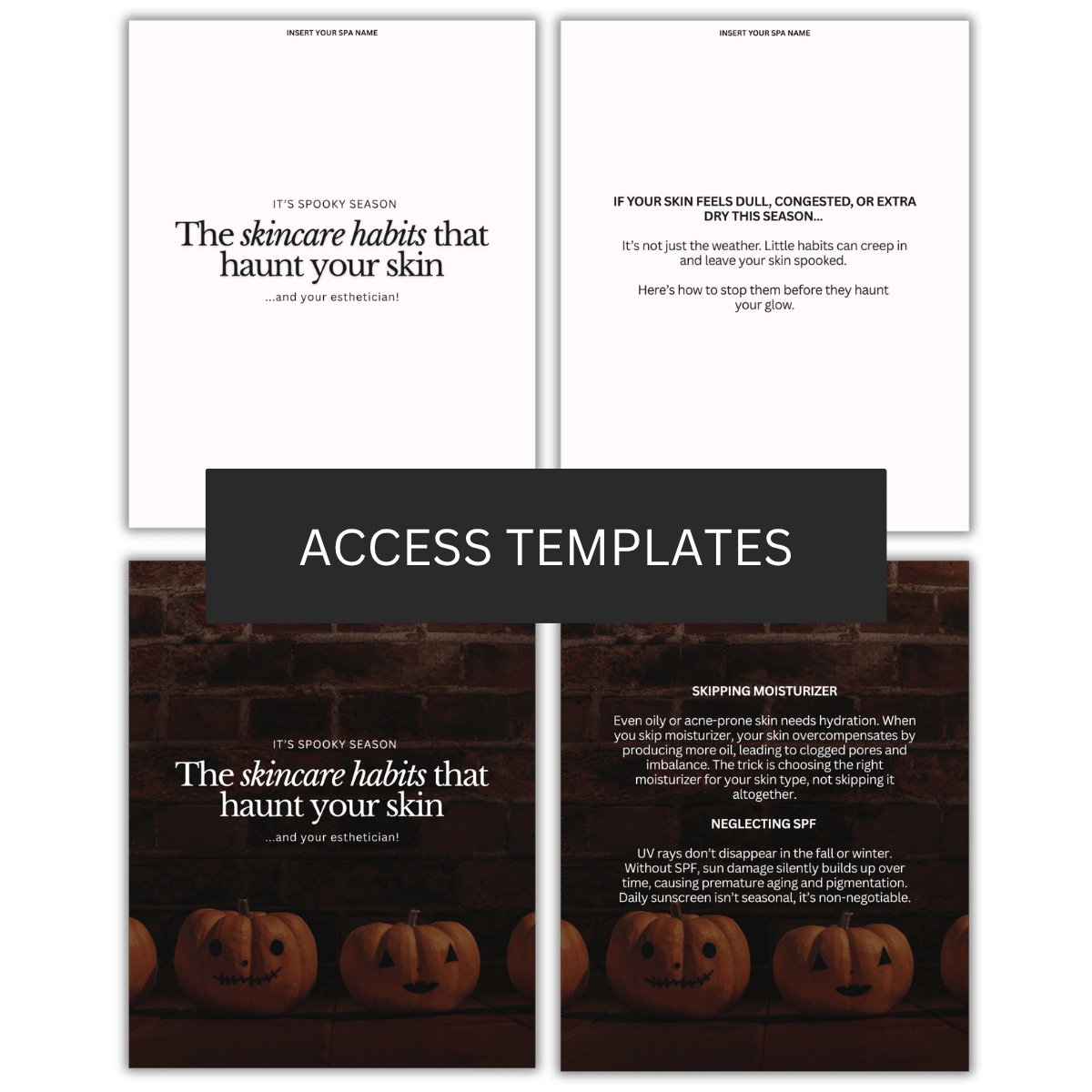 The skincare habits that haunt your skin Halloween Carousel