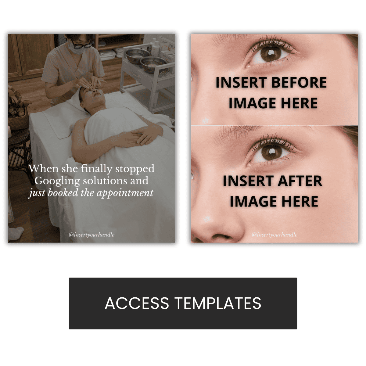 "When she finally stopped Googling solutions and just booked the appointment" Post-Treatment/ Before & After Carousel