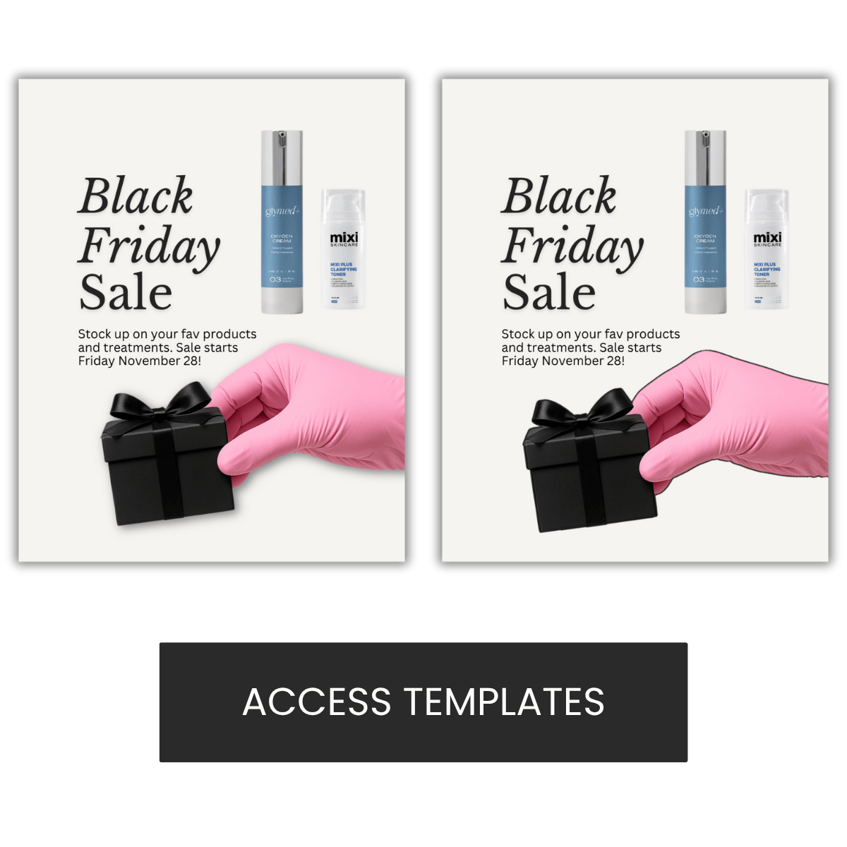 Black Friday Black Gift Box