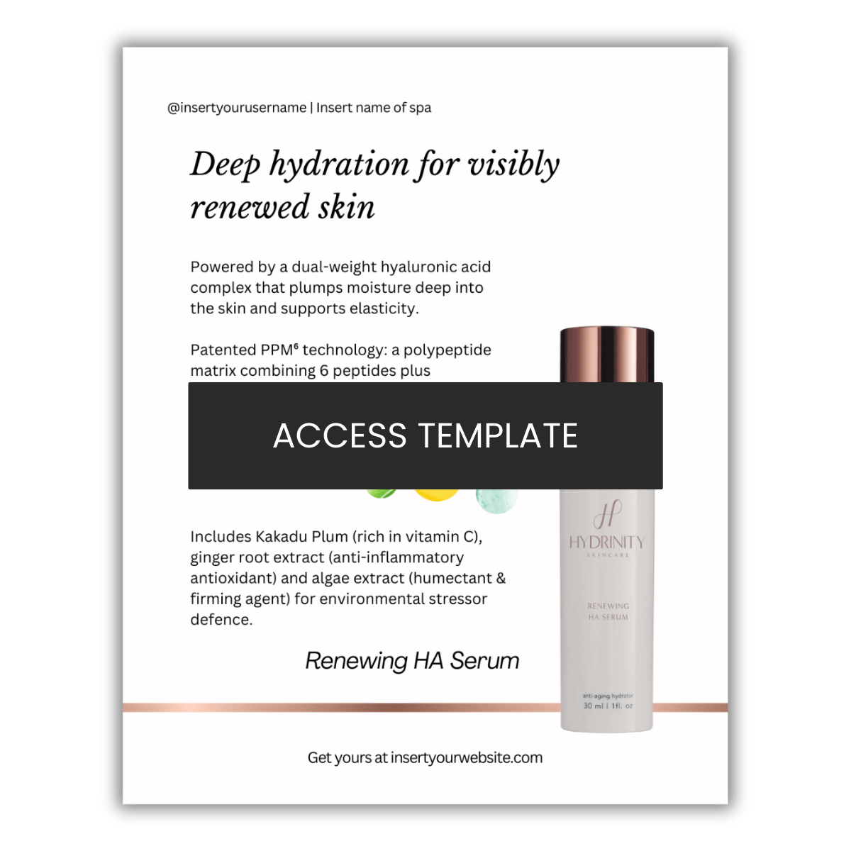 Hydrinity Renewing HA Serum