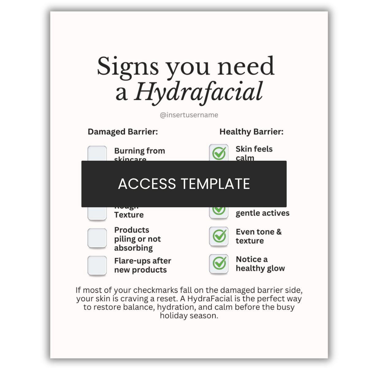 Hydrafacial Graphic | 6 Signs You Need One!