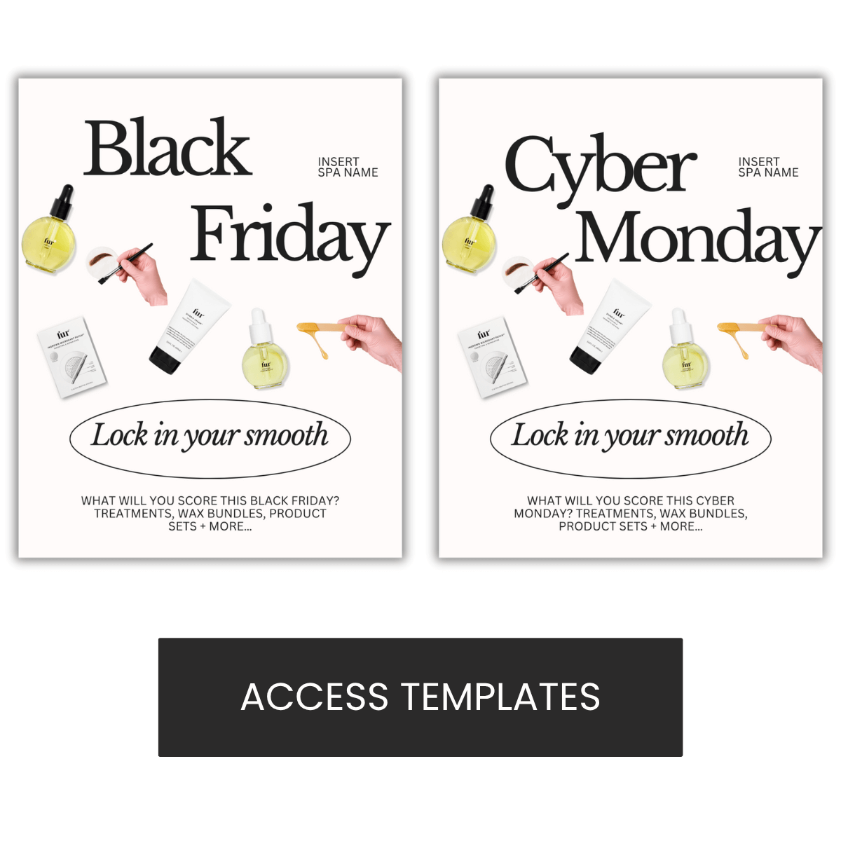 Lock In Your Smooth Graphic | Black Friday & Cyber Monday