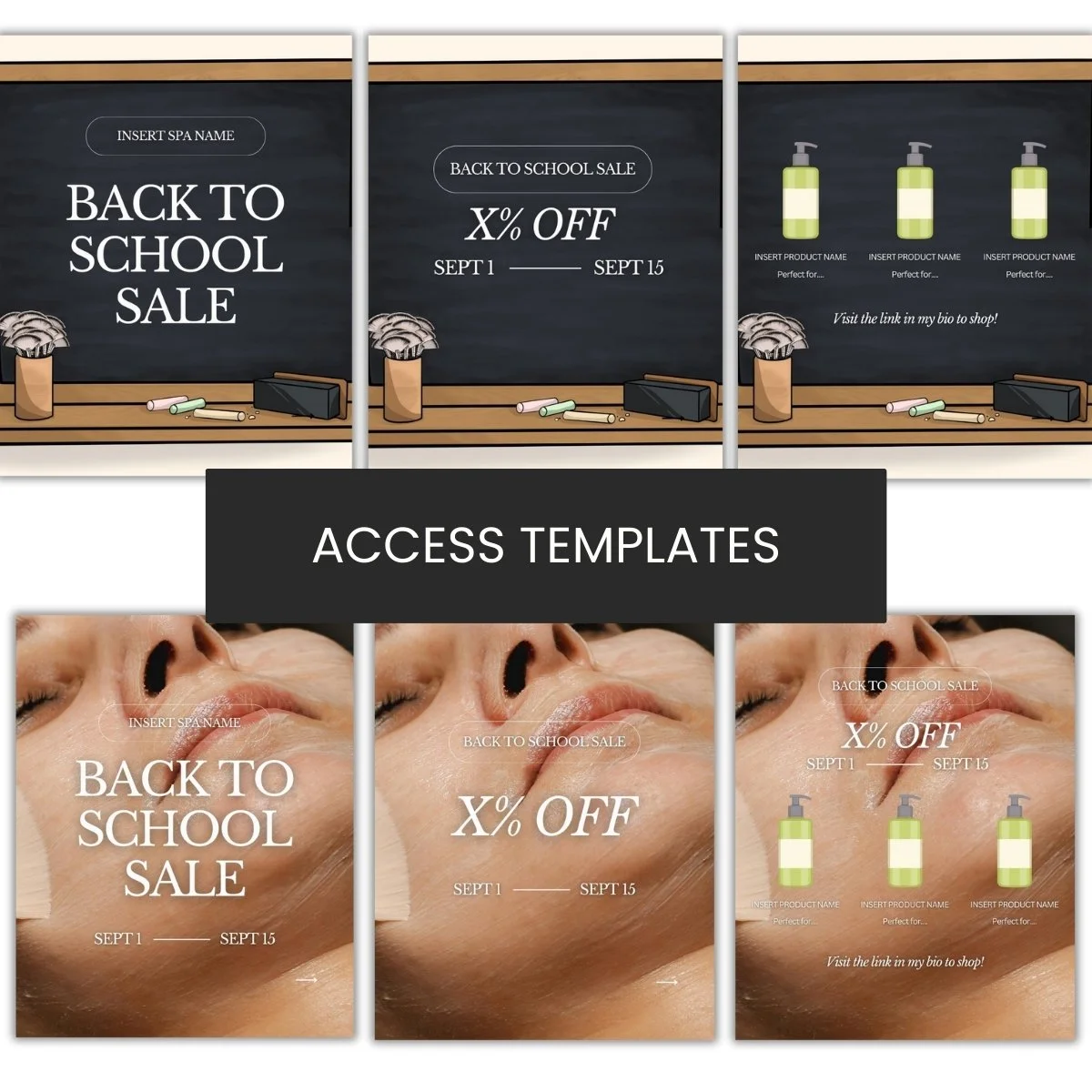 Back To School/ Back To Routine Monthly Promotion Carousel