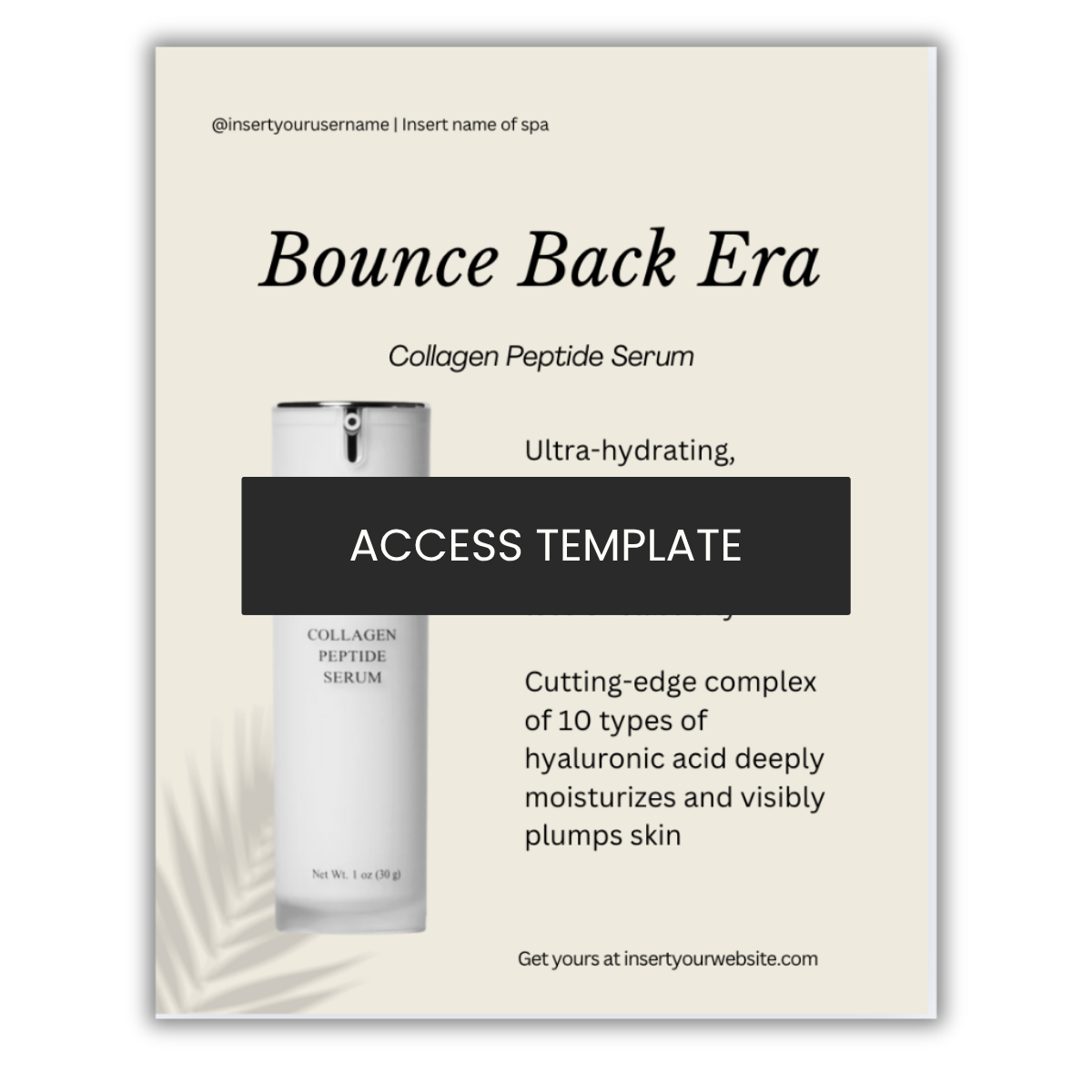 Le Mieux Collagen Peptide Serum