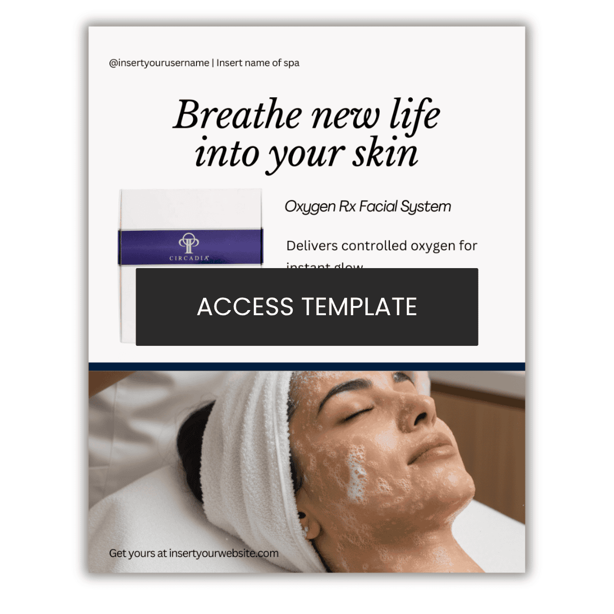 Circadia Oxygen Rx Facial System