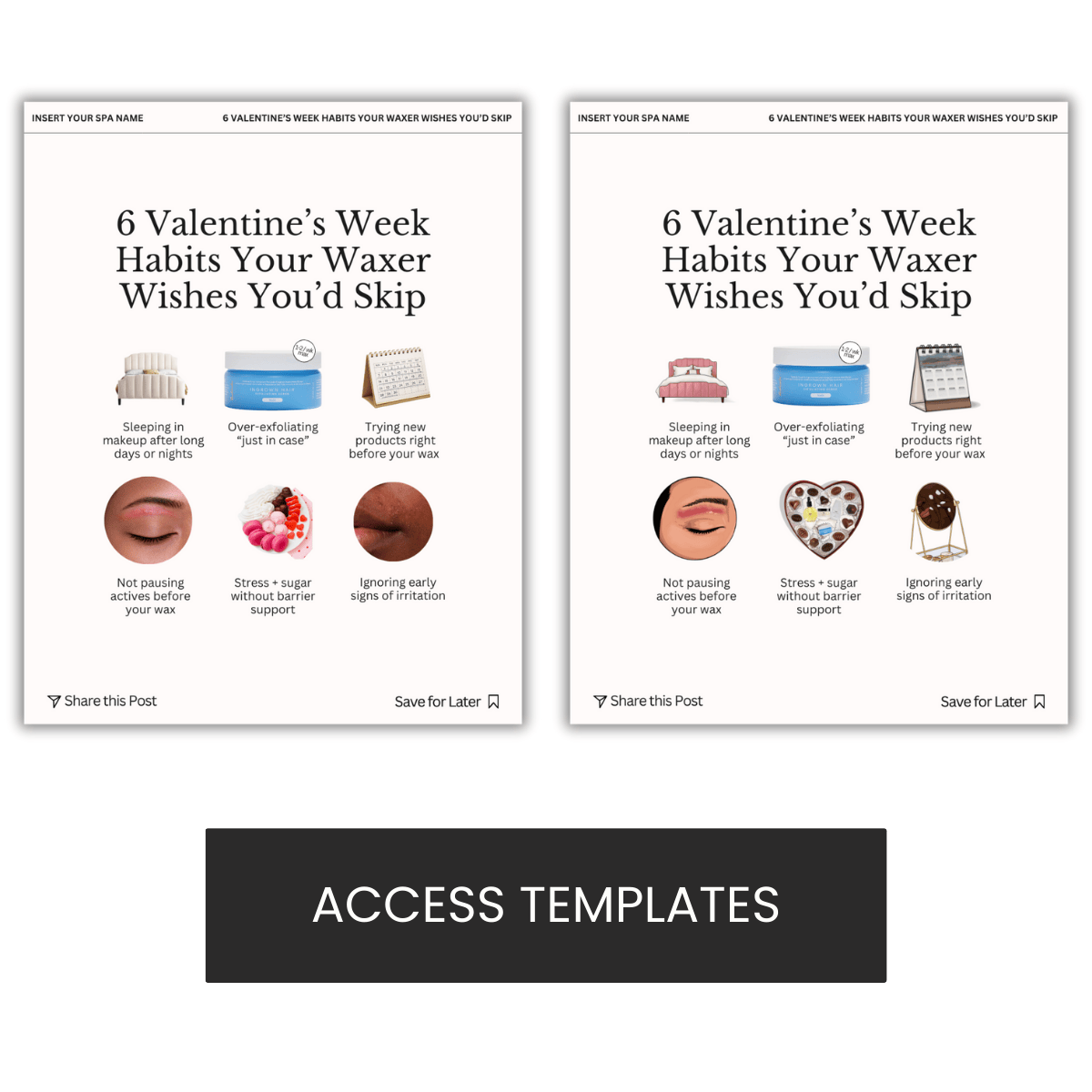 6 Valentine’s Week Habits Your Waxer Wishes You’d Skip Graphic