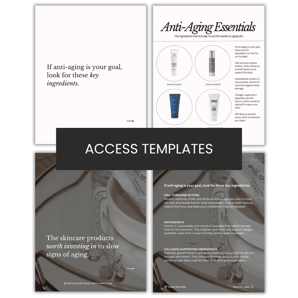 If anti-aging is your goal, look for these key ingredients Carousel