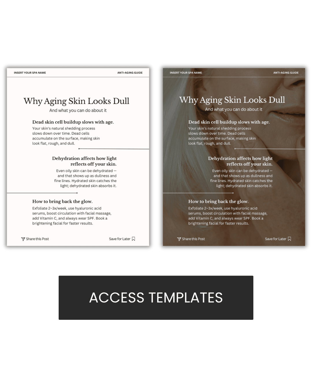 Why Aging Skin Looks Dull  Anti-Aging  Graphic