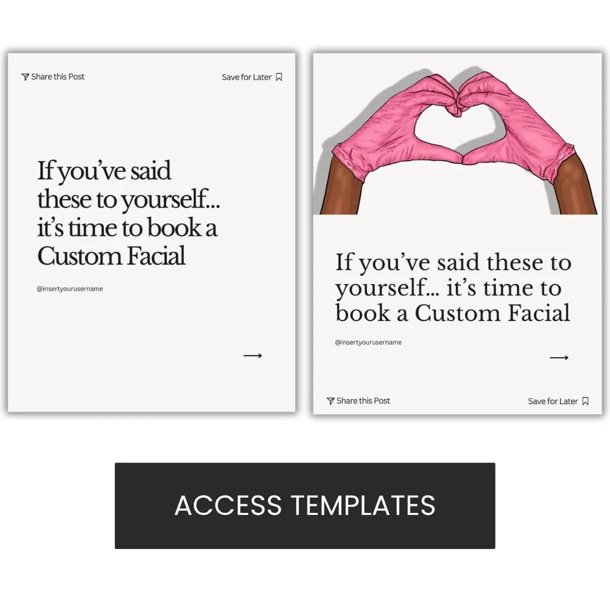 Custom Facial Carousel | If You've Said These Things It's Time To Book A Custom Facial