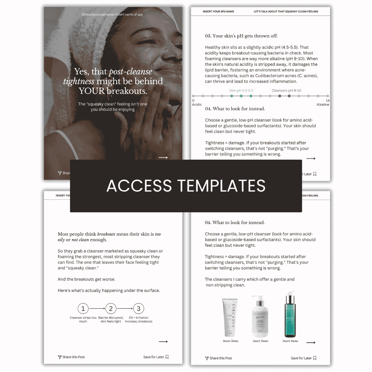 Yes, that post-cleanse tightness might be behind your breakouts Carousel