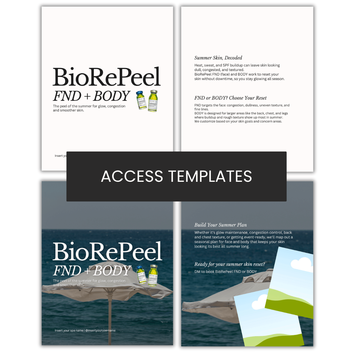 BioRePeel FND & BODY Summer Peel Carousel