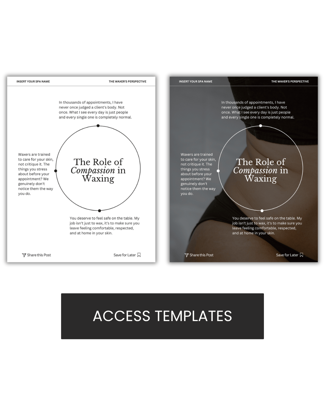 The Role of Compassion in Waxing Graphic