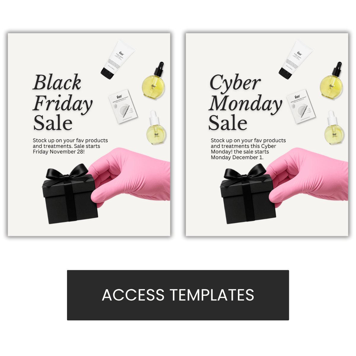Fun Product Recs Graphics | Black Friday & Cyber Monday