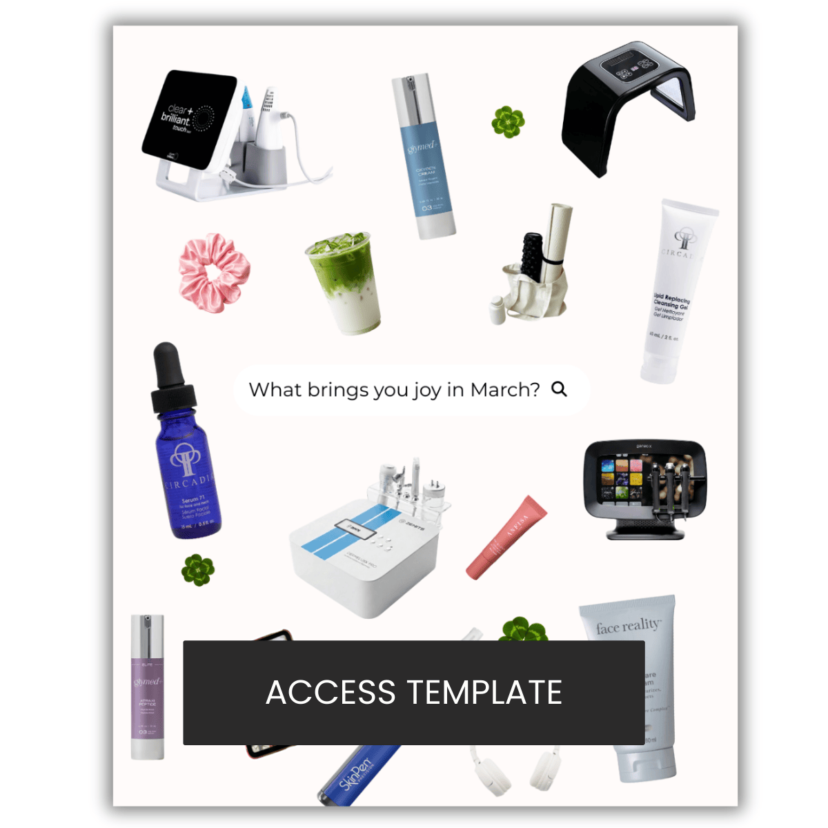 What brings you joy in March? Graphic