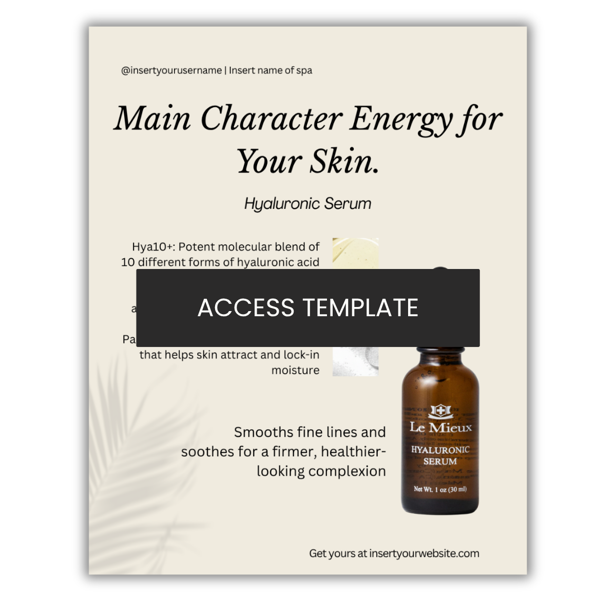 Le Mieux Hyaluronic Serum