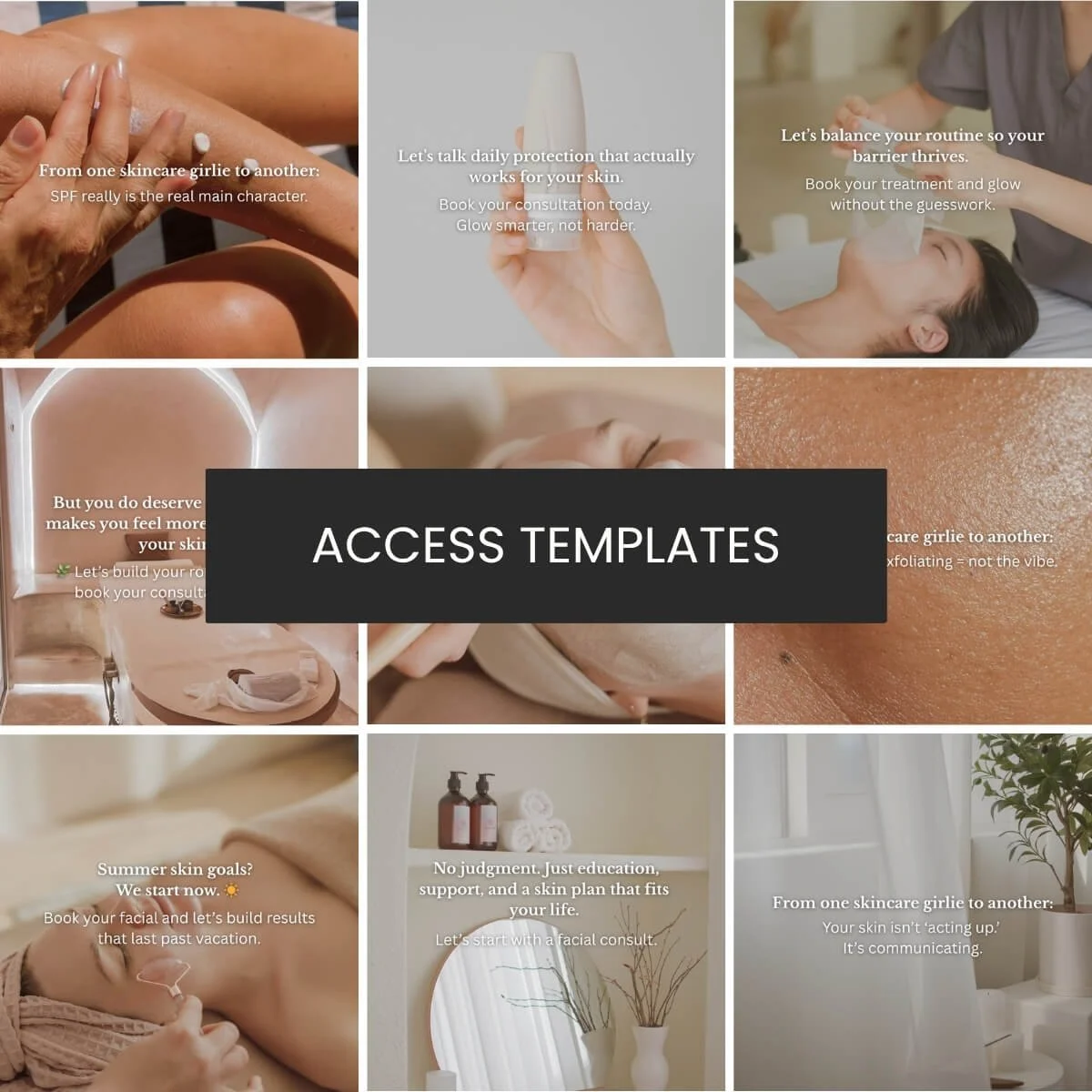 From One Skincare Girlie To Another Post Template Collection